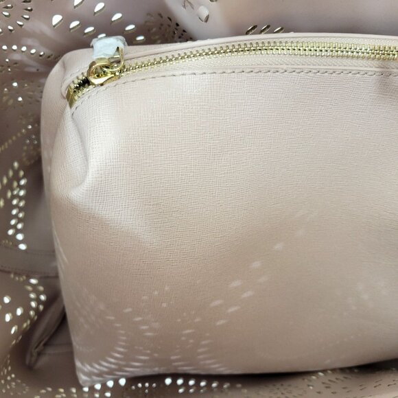 Urban Expressions Vegan Leather Rose Water Laser Cut Tote Purse NWT - Picture 8 of 9